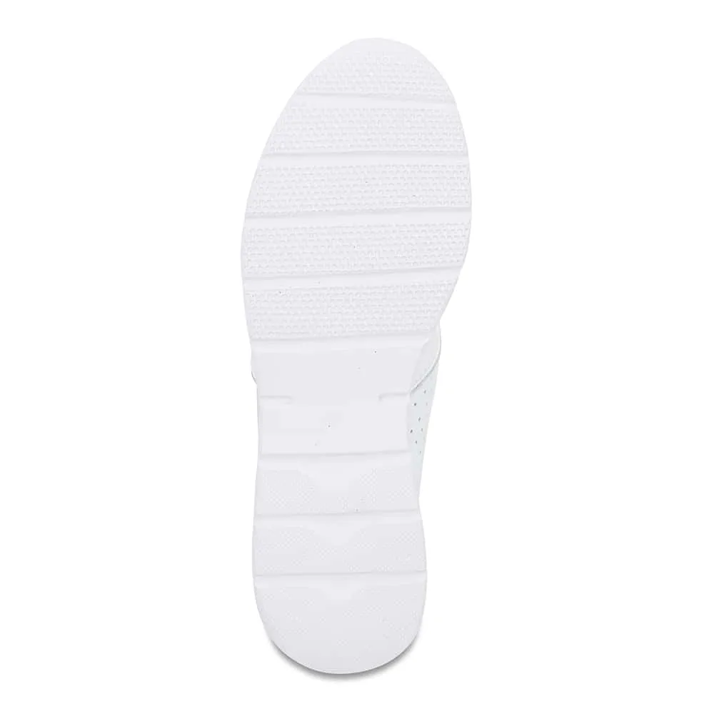 Bolt Sneaker in White Leather