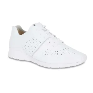 Bolt Sneaker in White Leather