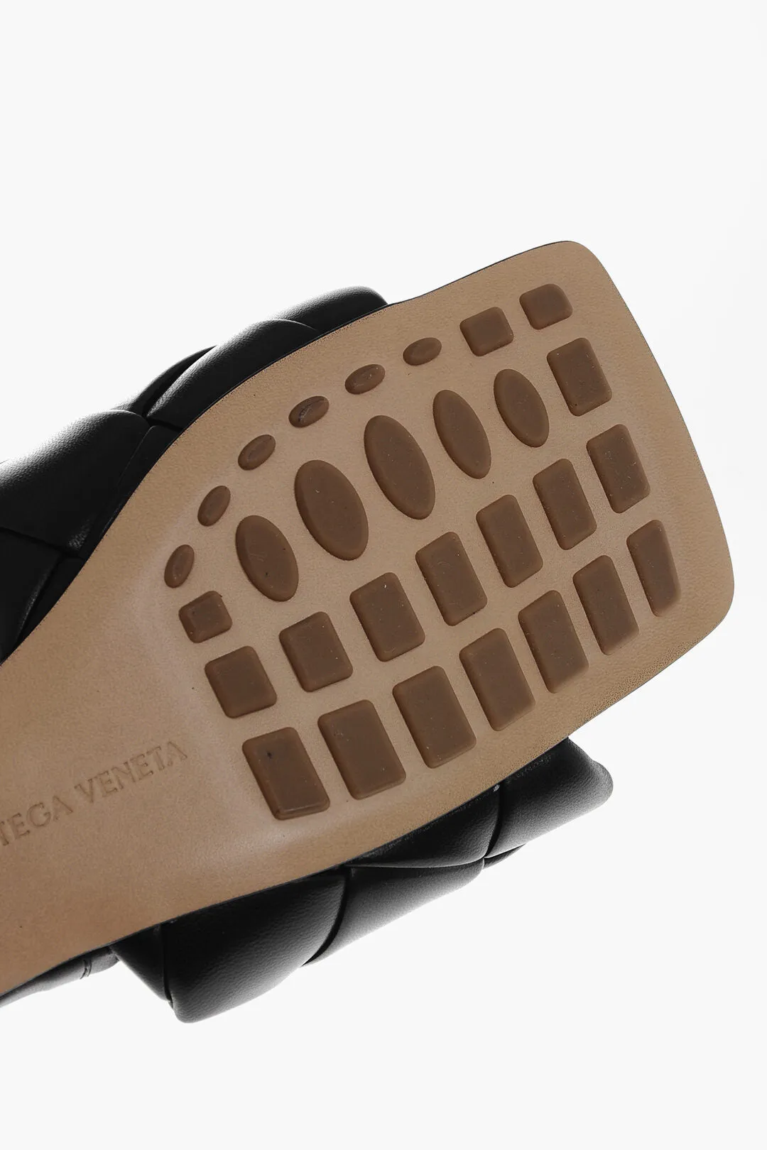 Bottega Veneta Woven Leather Lido Sliders