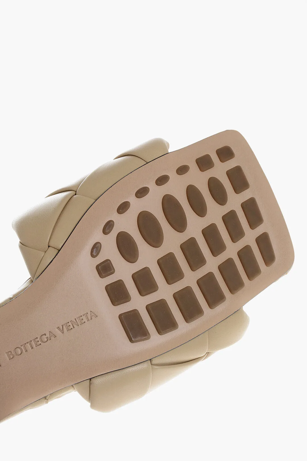 Bottega Veneta Woven Leather Lido Sliders