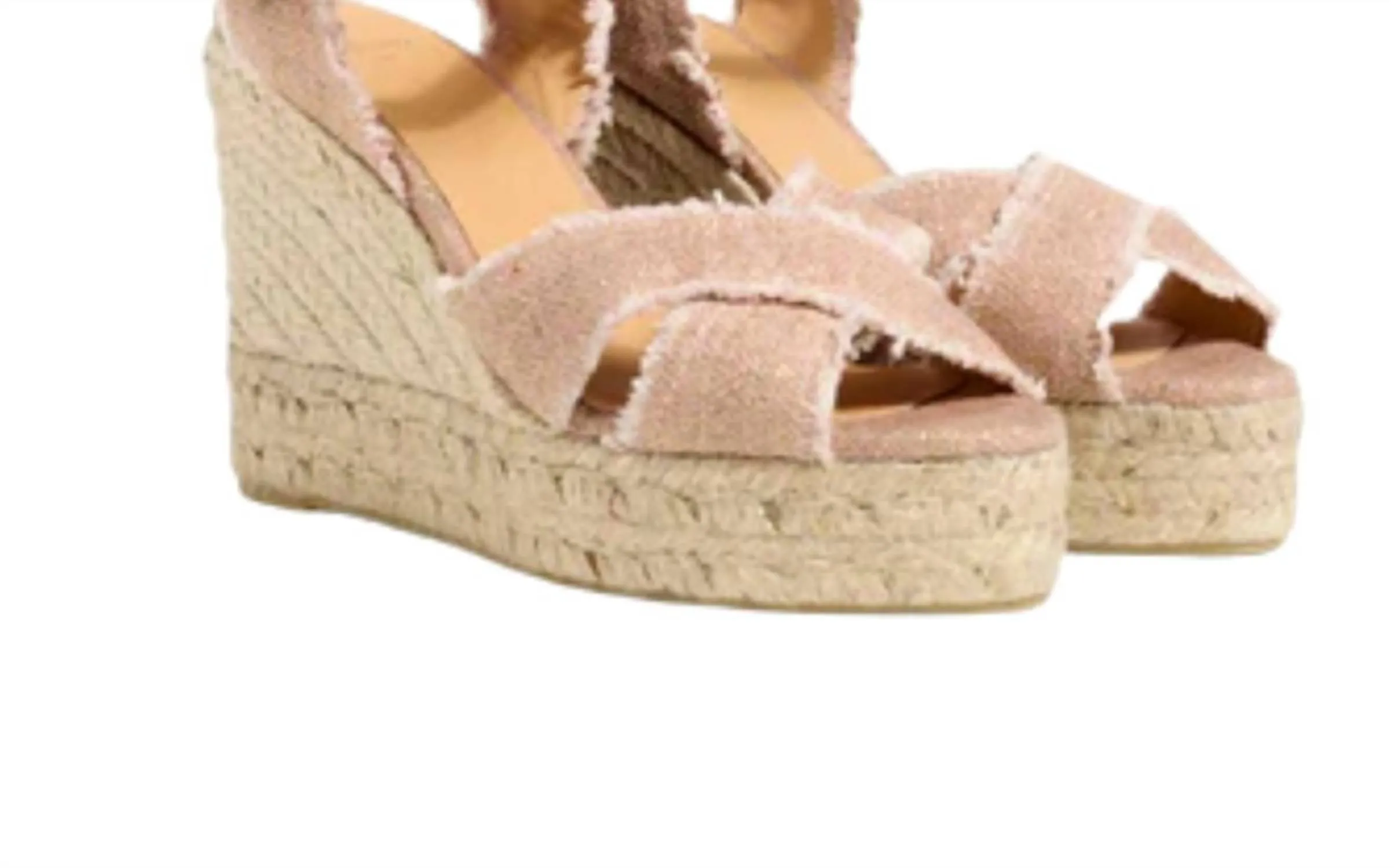 Bromelia Espadrille Sandal In Rosa Oro