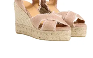 Bromelia Espadrille Sandal In Rosa Oro