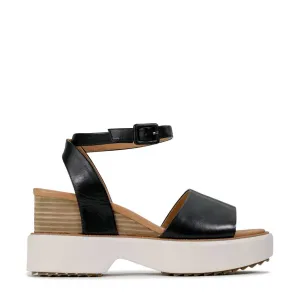 BRYCE LEATHER ANKLE STRAP WEDGE