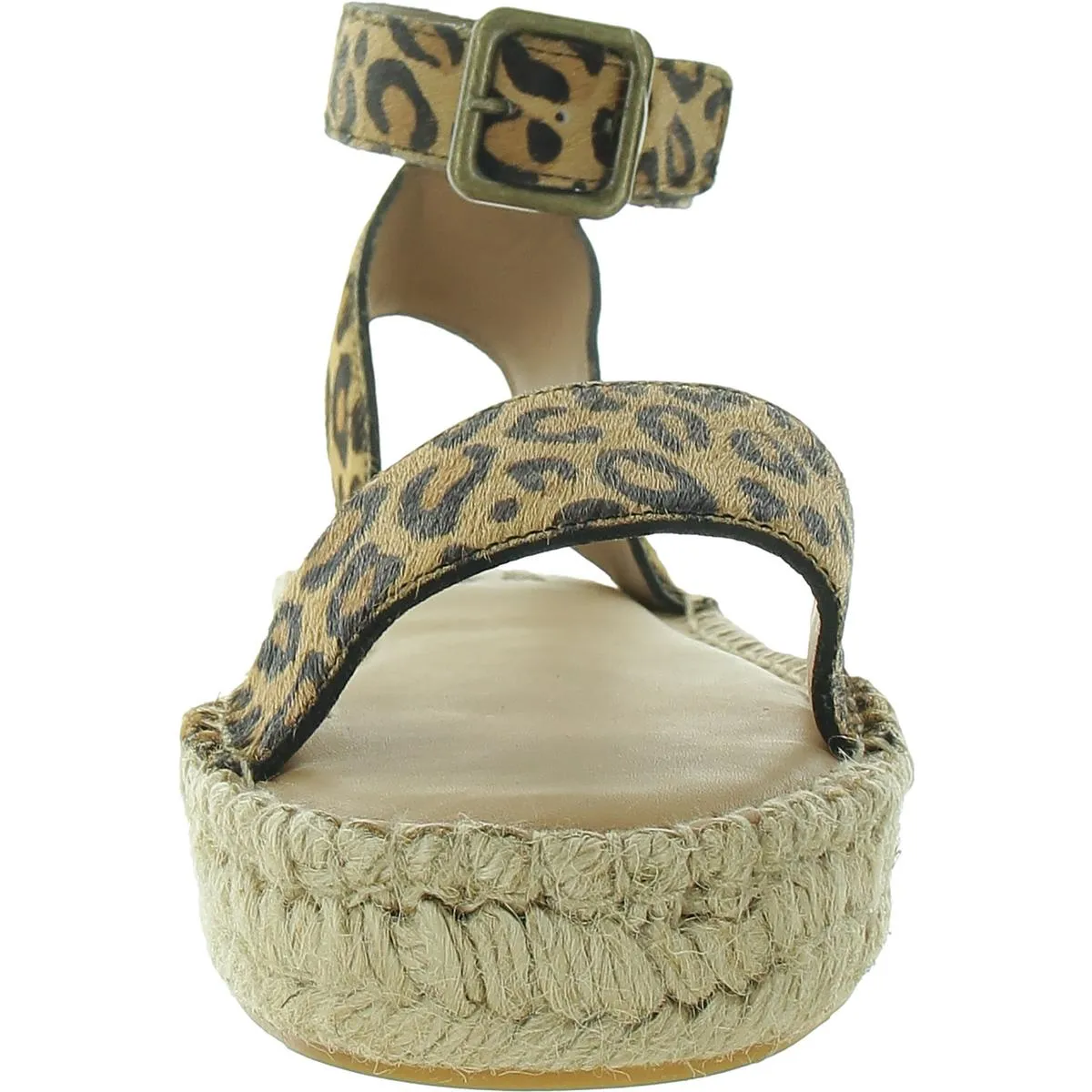 Cadiz Womens Animal Print Calf Hair Espadrilles