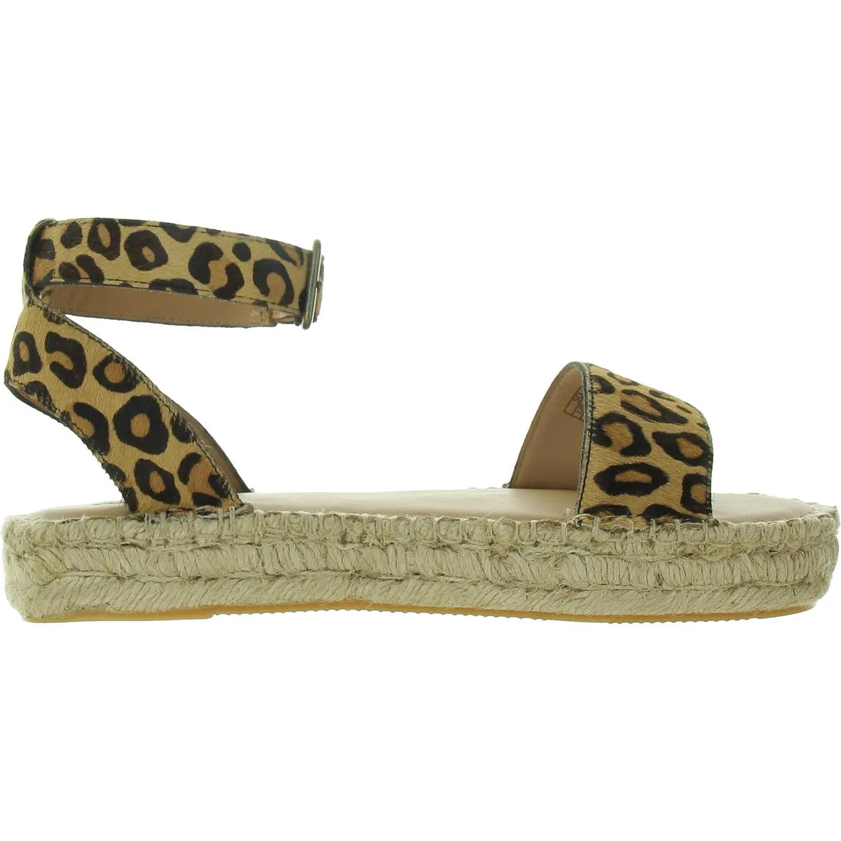Cadiz Womens Animal Print Calf Hair Espadrilles
