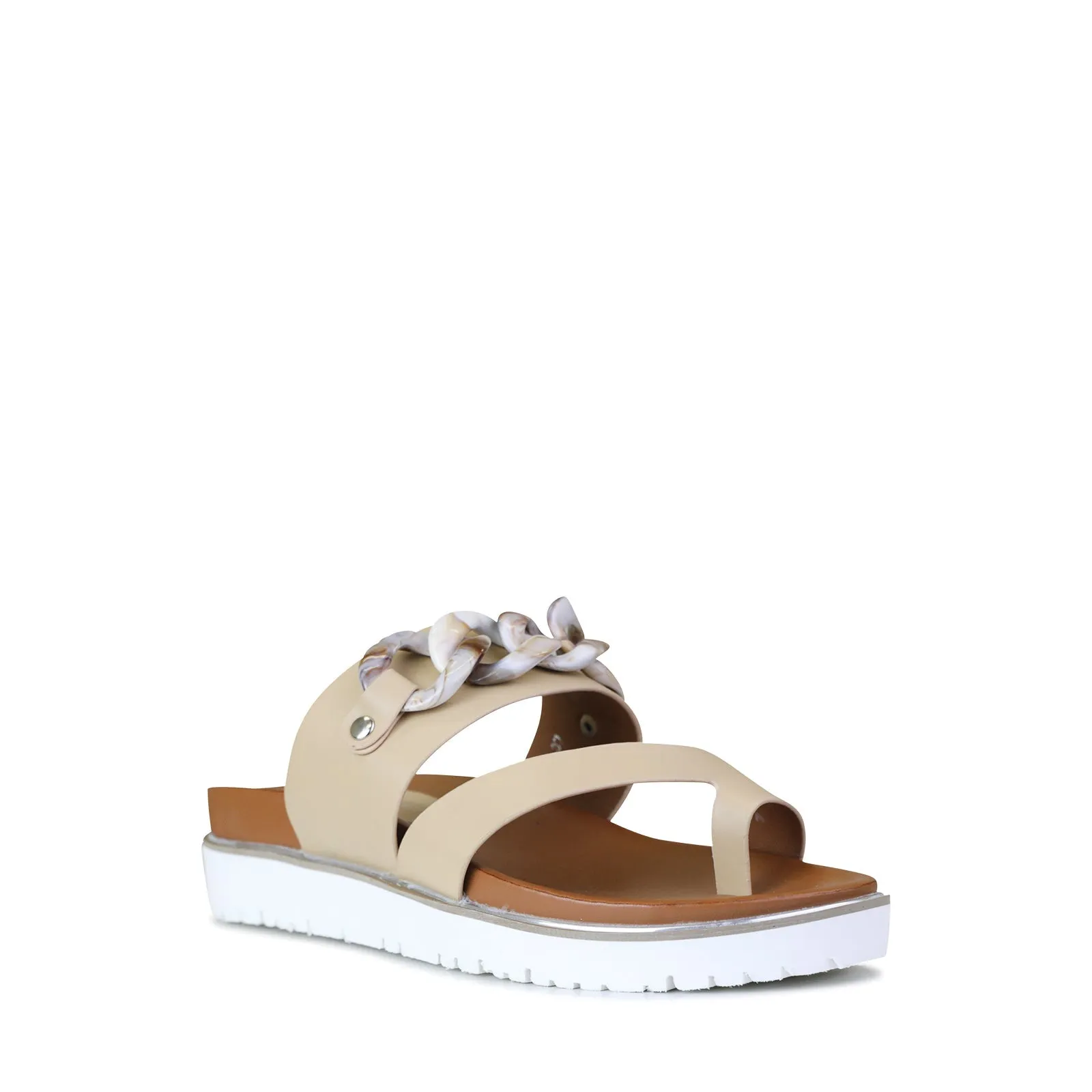 CAI SLIDE SANDALS