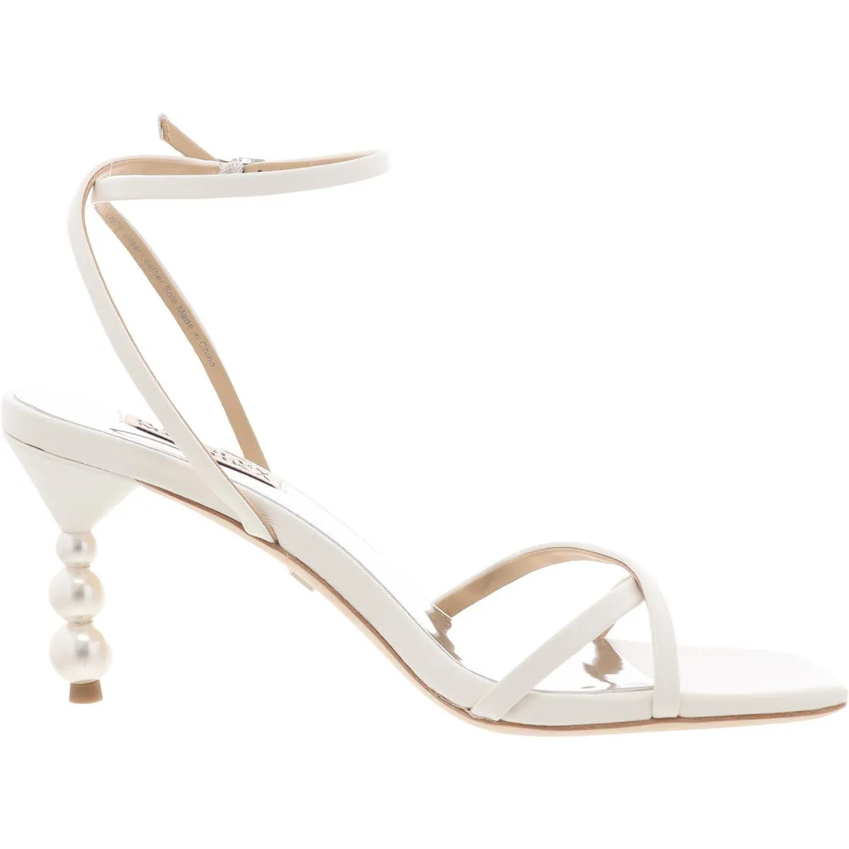callie Womens Heels Square Toe Ankle Strap