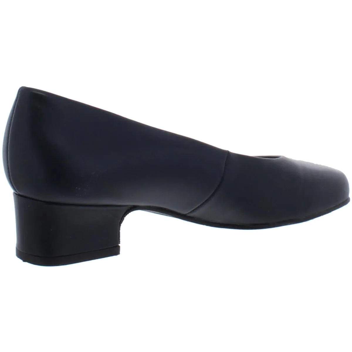 Callie Womens Leather Square Toe Dress Pumps