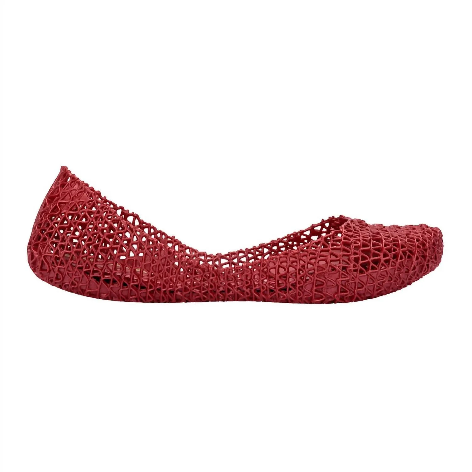 Campana Slip On Ballet Flats Shoes In Red