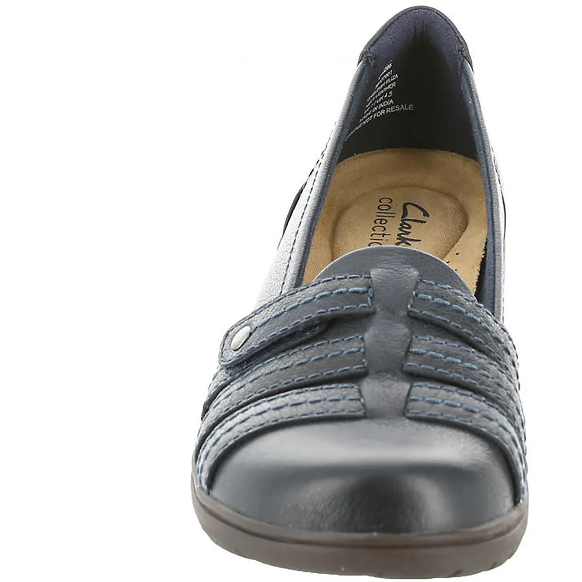 Carleigh Eliza Womens Embossed Adjustable Moccasins