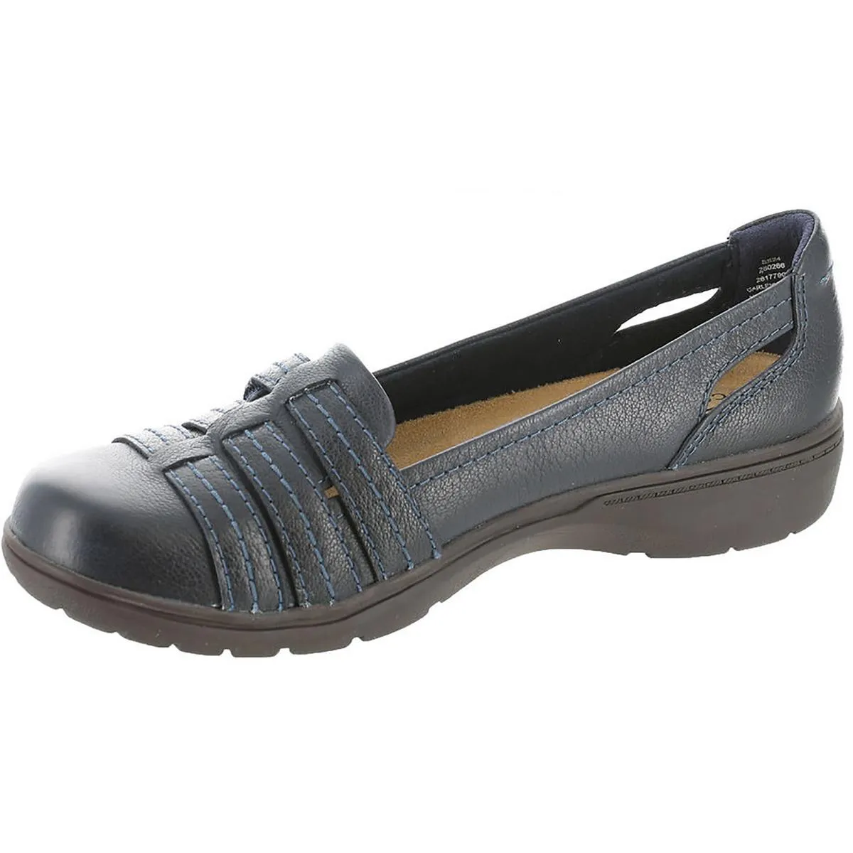 Carleigh Eliza Womens Embossed Adjustable Moccasins