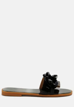 caroons clear slide flats