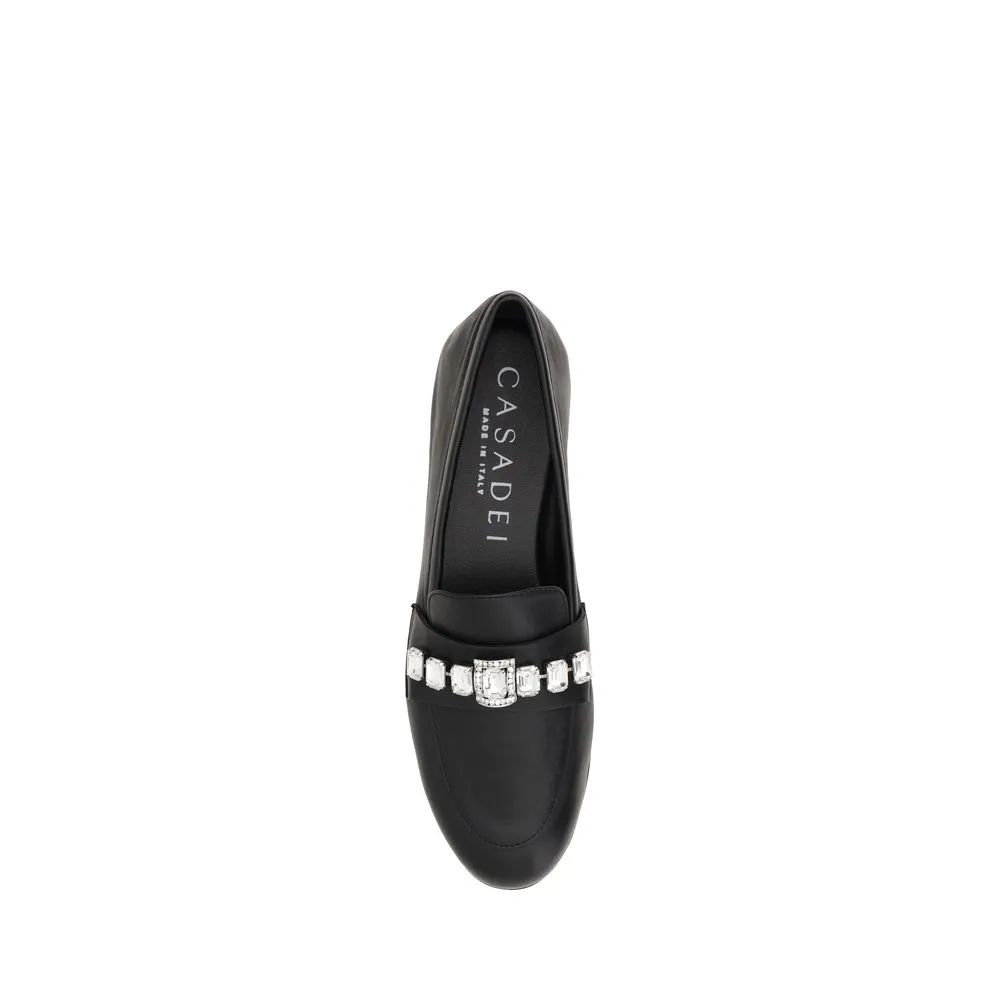Casadei Loafers with sparkling Women's embellishments