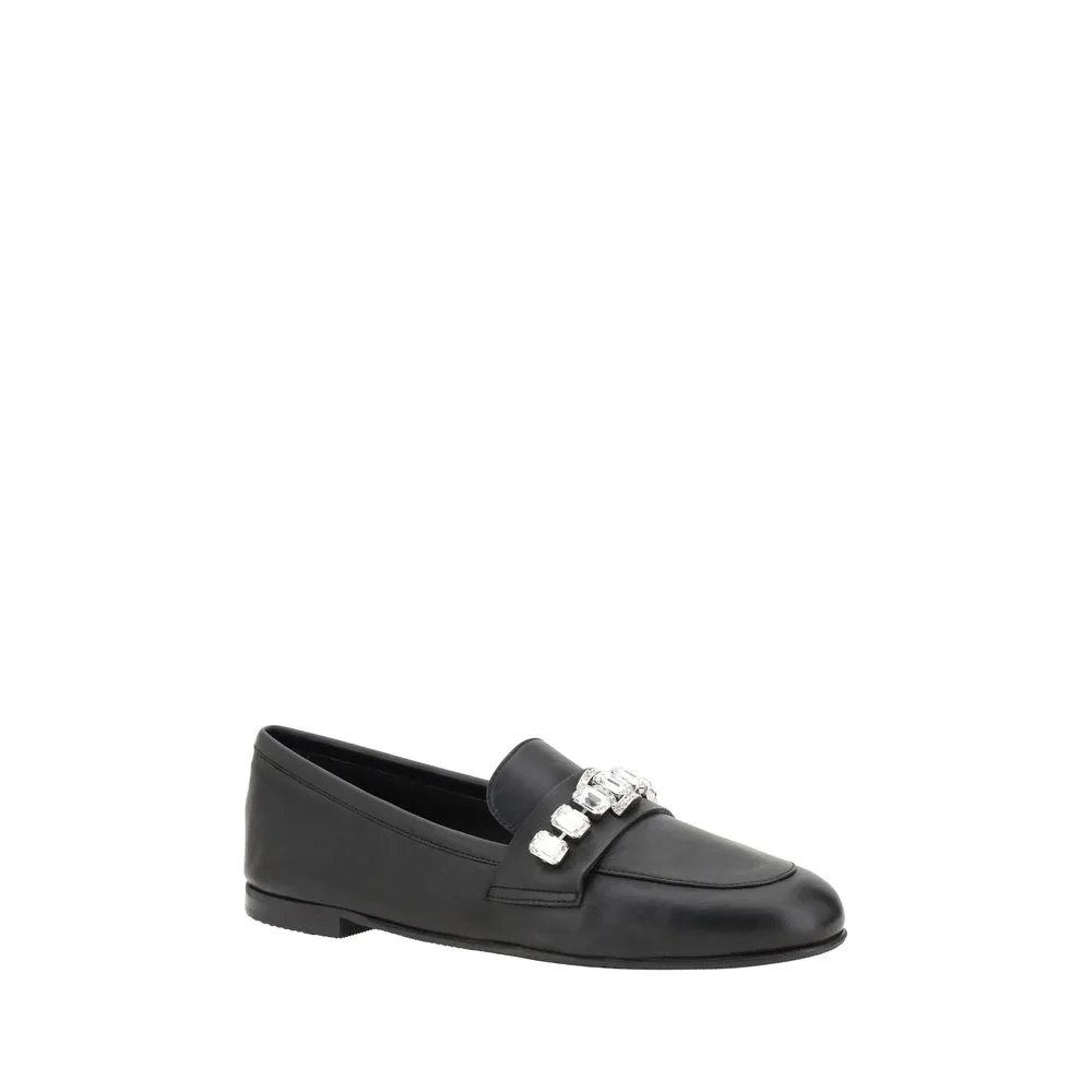 Casadei Loafers with sparkling Women's embellishments