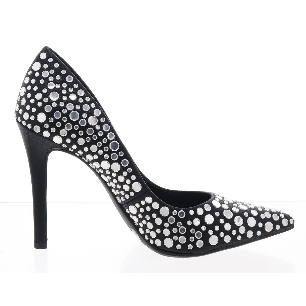 Cassani Womens Slip On Stiletto Pumps