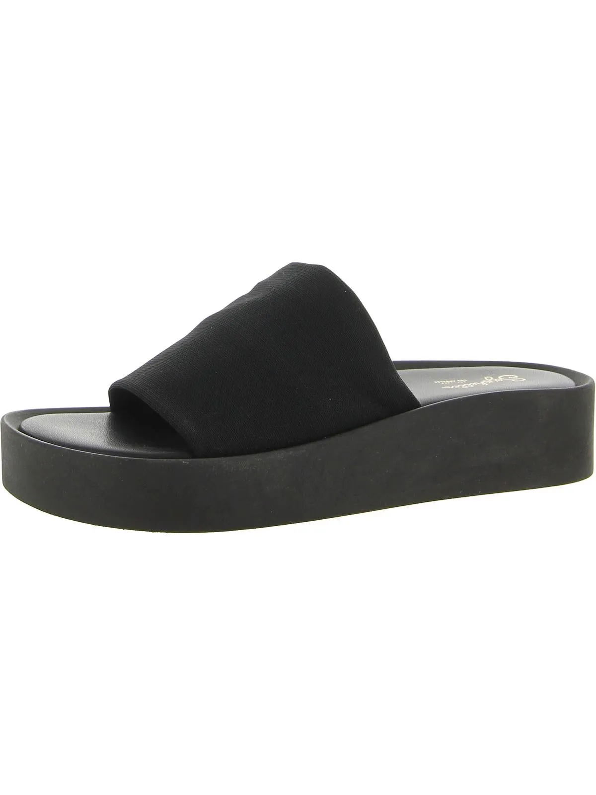 Catamaran  Womens Open Toe Slip On Platform Sandals