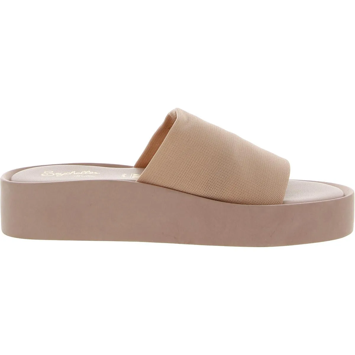 Catamaran  Womens Open Toe Slip On Platform Sandals