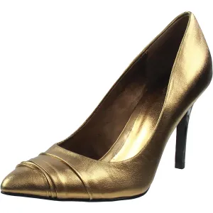 Chapter Womens Ruched Leather Pumps