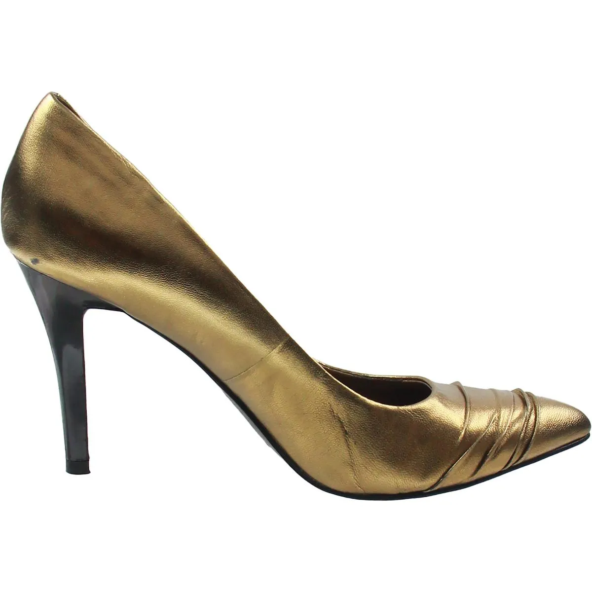 Chapter Womens Ruched Leather Pumps
