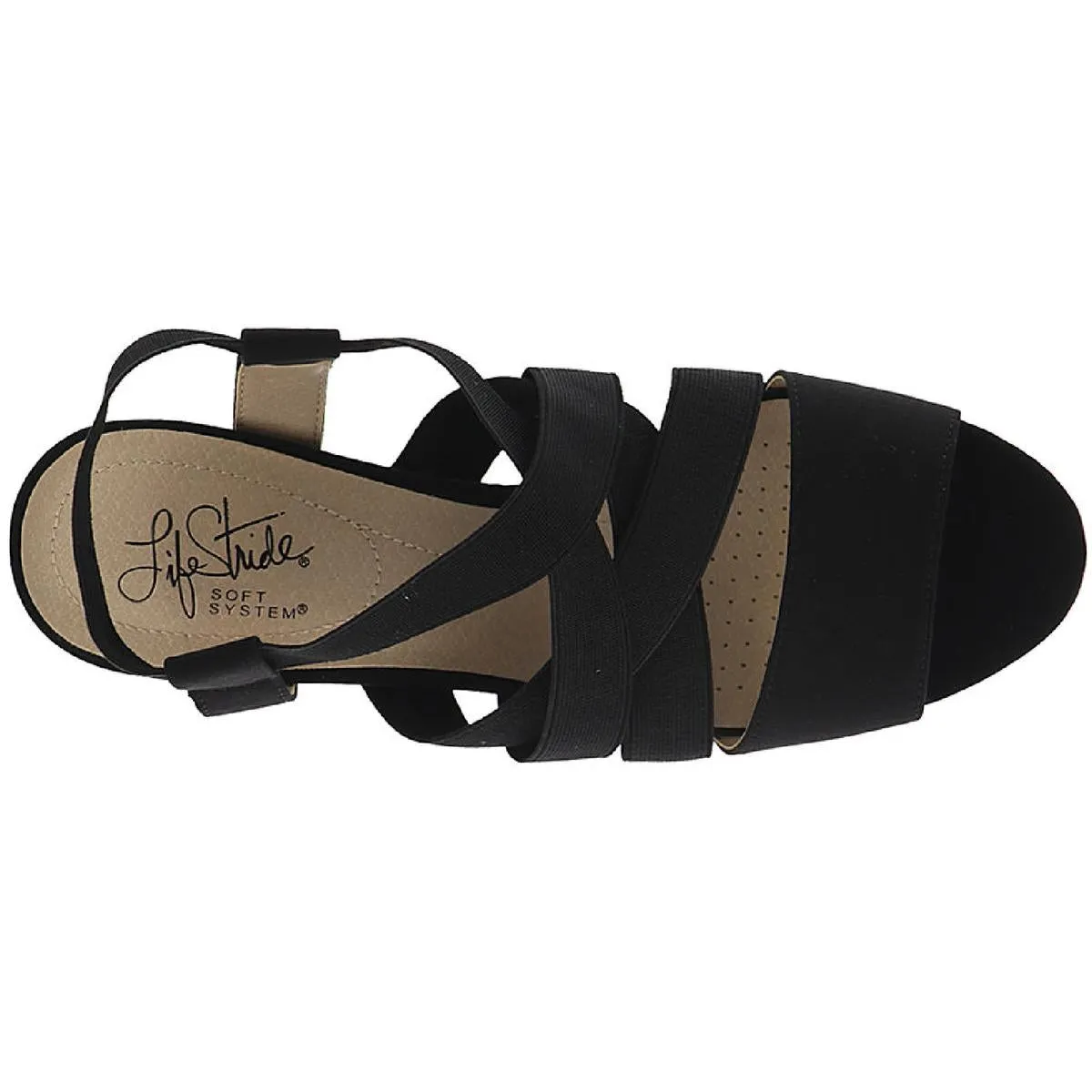 Charlotte Womens Slip on Ankle Strap Heels