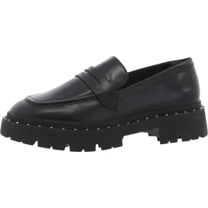 Christie Studs Womens Studded Leather Loafers