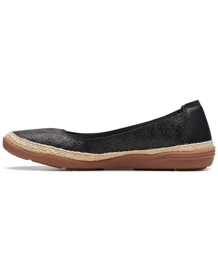 Clarks Elaina Rae Leather Flat