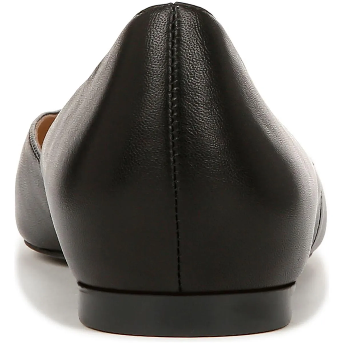 Cody Womens Leather Slip On Ballet Flats