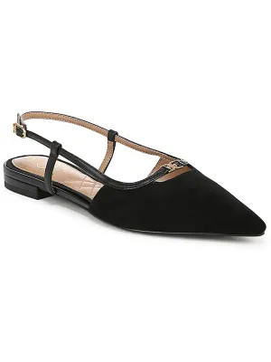Cohen Womens Suede Pointed Toe Slingbacks