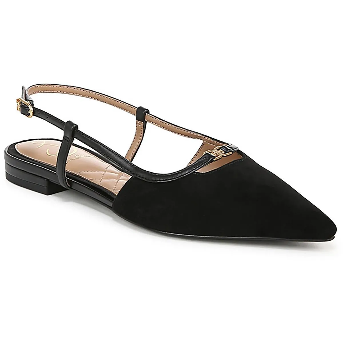 Cohen Womens Suede Pointed Toe Slingbacks