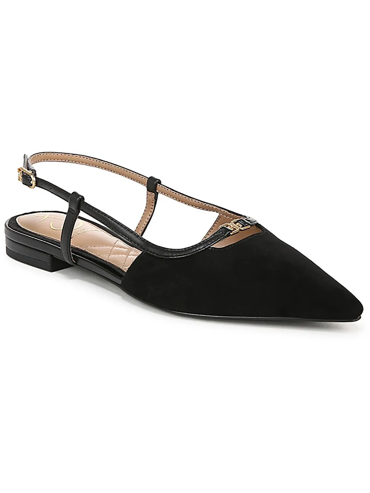 Cohen Womens Suede Pointed Toe Slingbacks