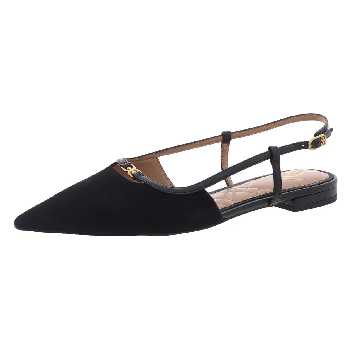 Cohen Womens Suede Pointed Toe Slingbacks