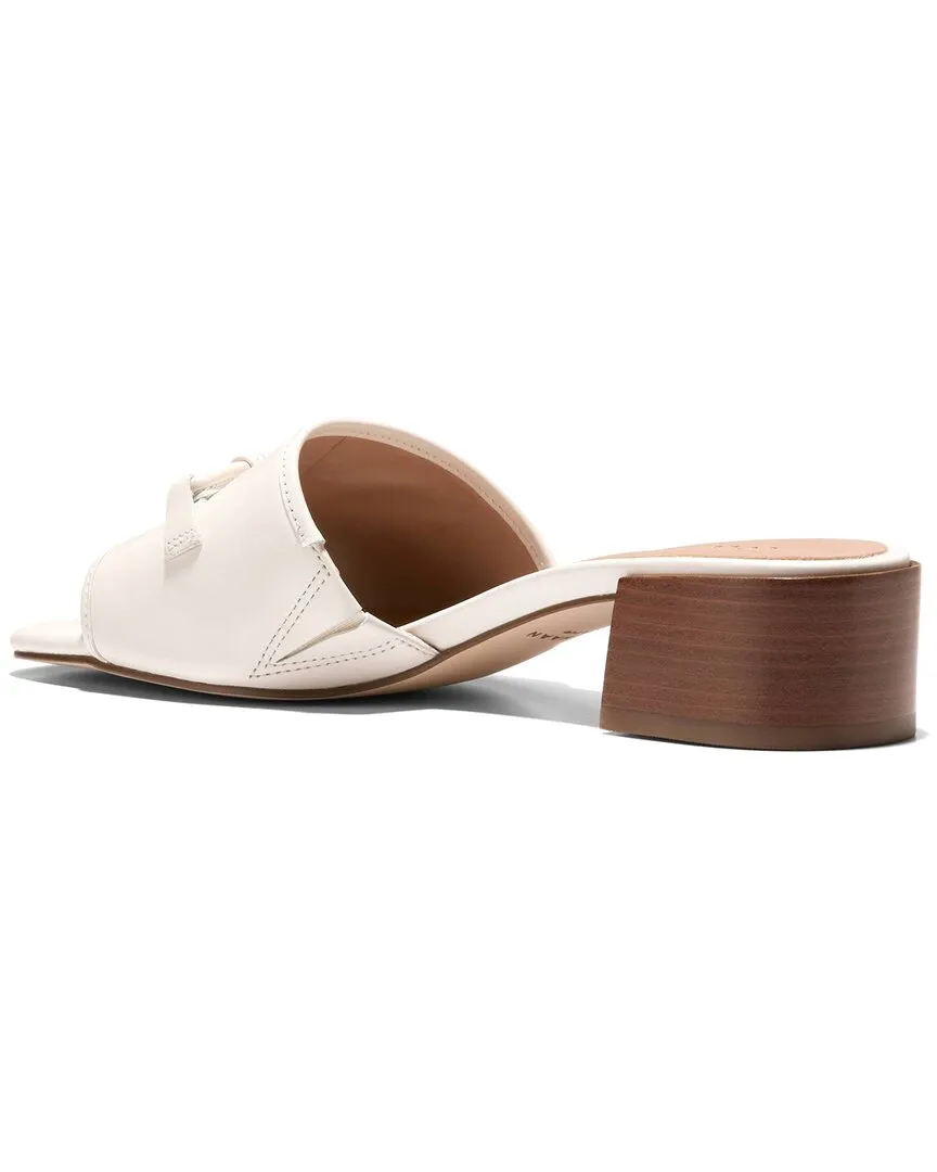 Cole Haan Cailyn Bow Mule Leather Sandal