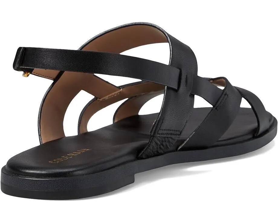 Cole Haan Fawn W30284 Sandals Women's US 9.5 Black Ankle Strap Slingback VDA324