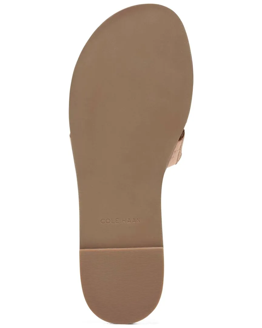 Cole Haan Flynn Slotted Leather Slide Sandal