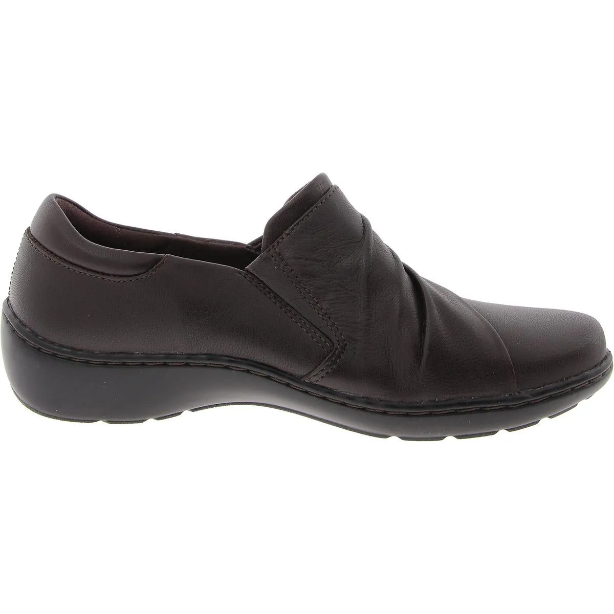 CORA AUBRIE Womens Laceless Faux Leather Flat Shoes