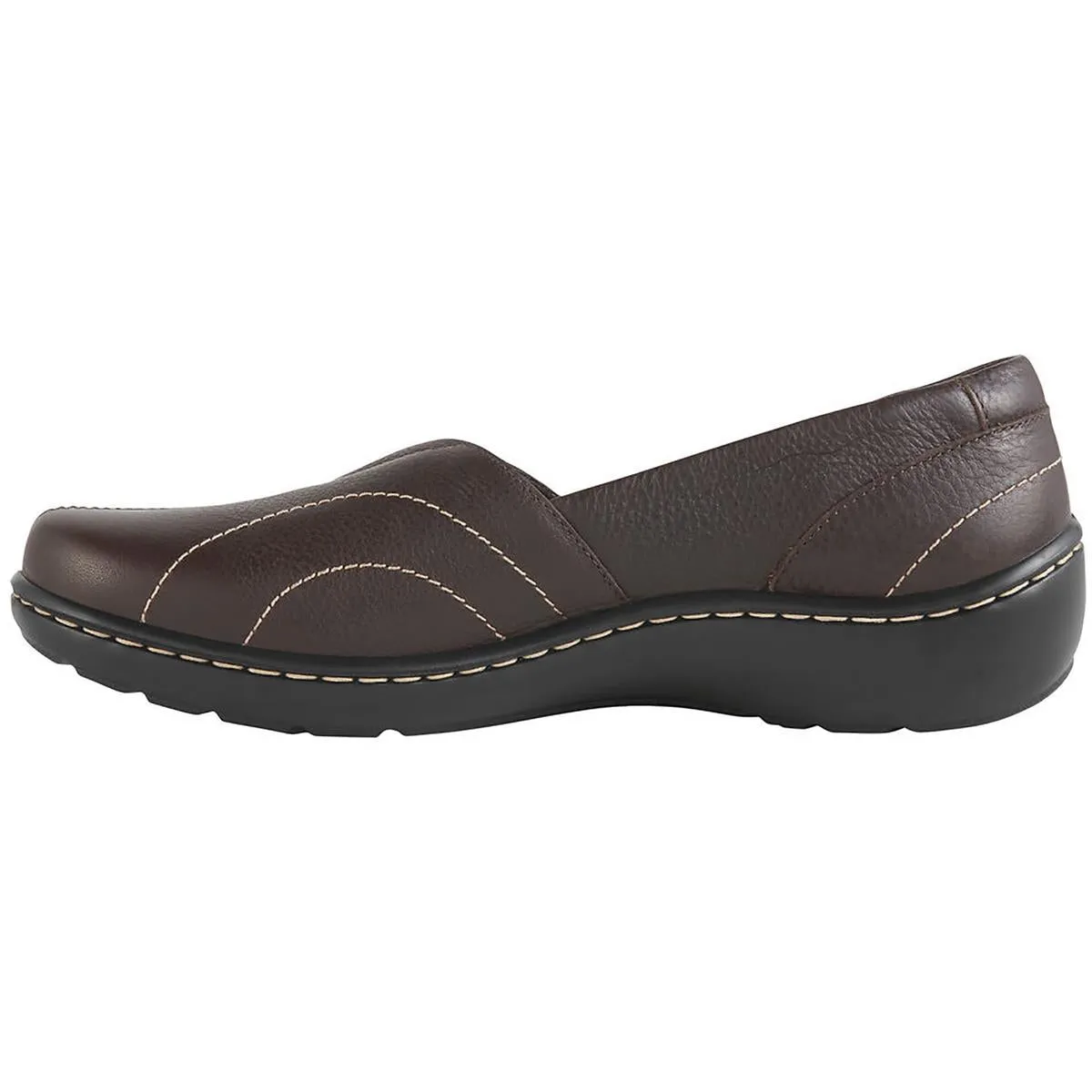 Cora Meadow Womens Leather Arch Support Flats Shoes