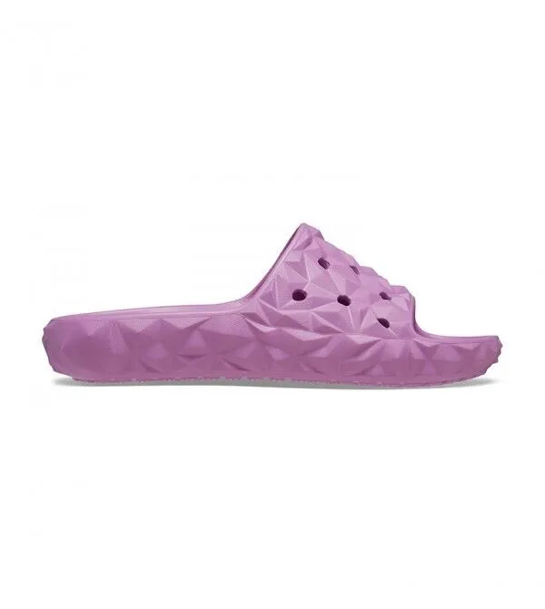 Crocs Classic Geometric II 209608-6WQ Slide Sandals Women's US 10 Purple POW102