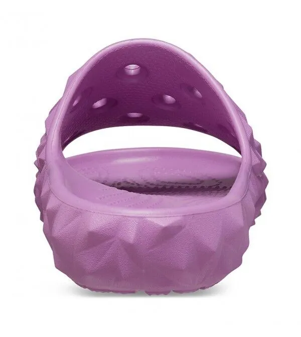 Crocs Classic Geometric II 209608-6WQ Slide Sandals Women's US 10 Purple POW102