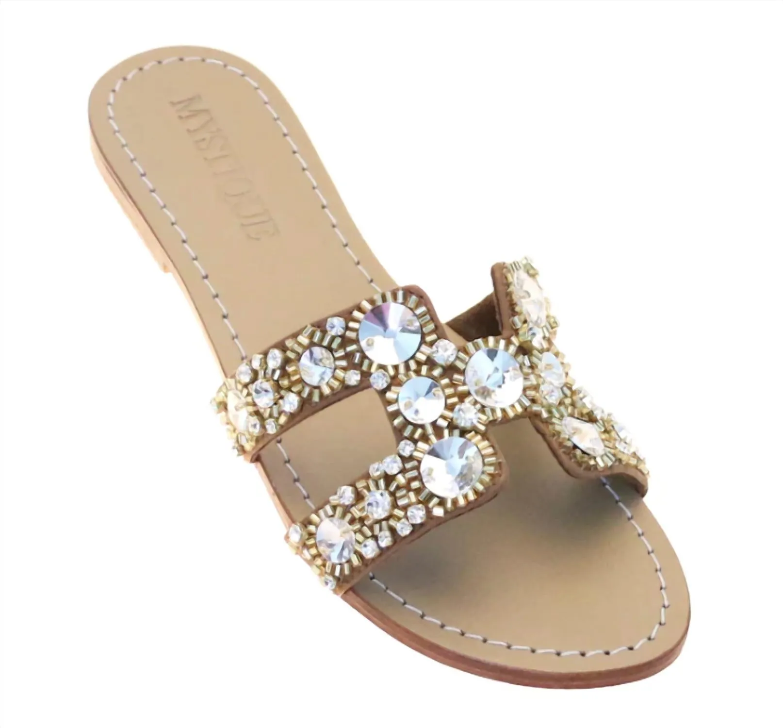 Crystal Slide In Gold