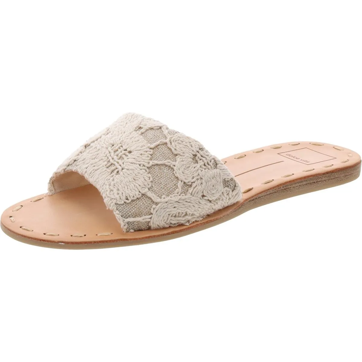 Dalon Womens Solid Textured Slide Sandals