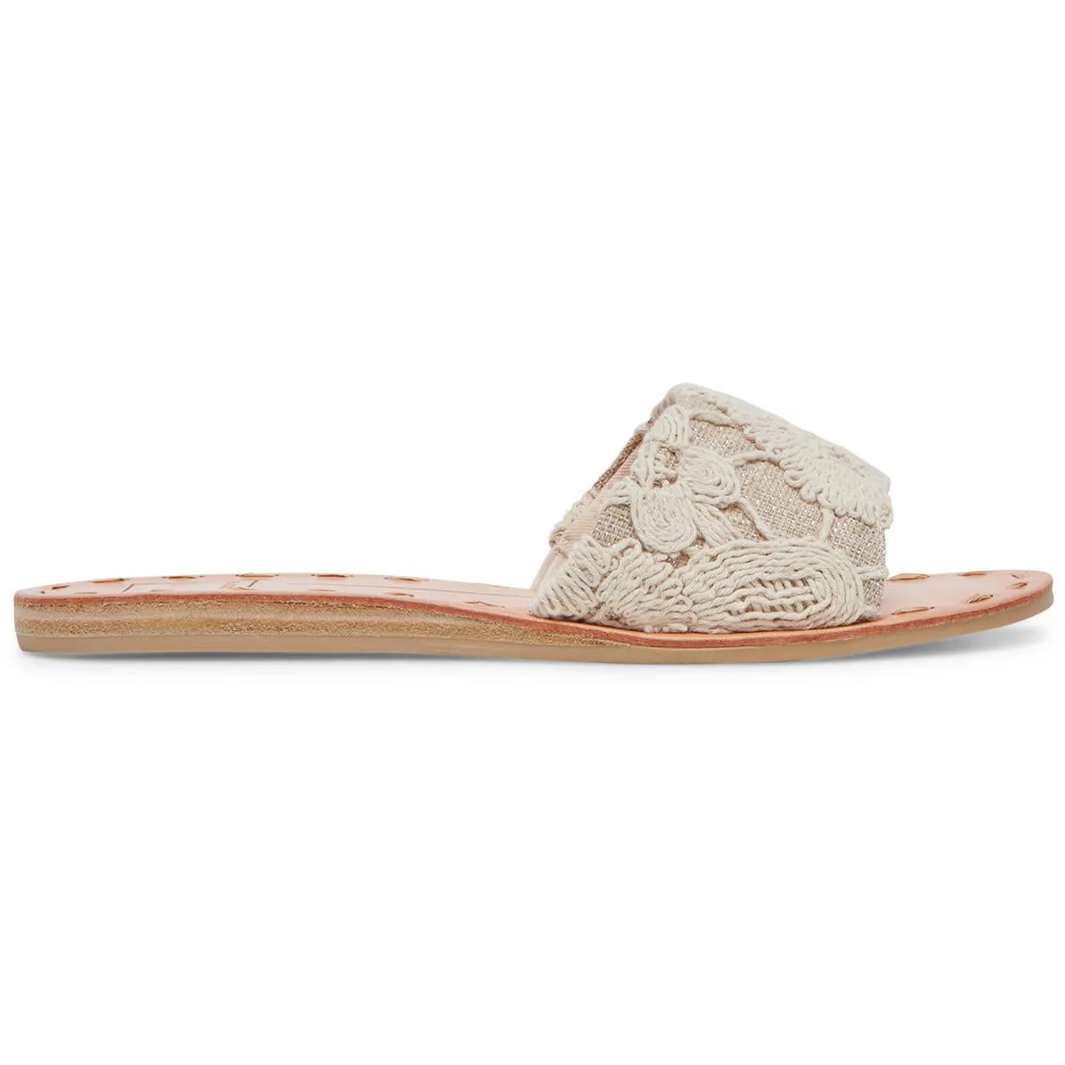 Dalon Womens Solid Textured Slide Sandals
