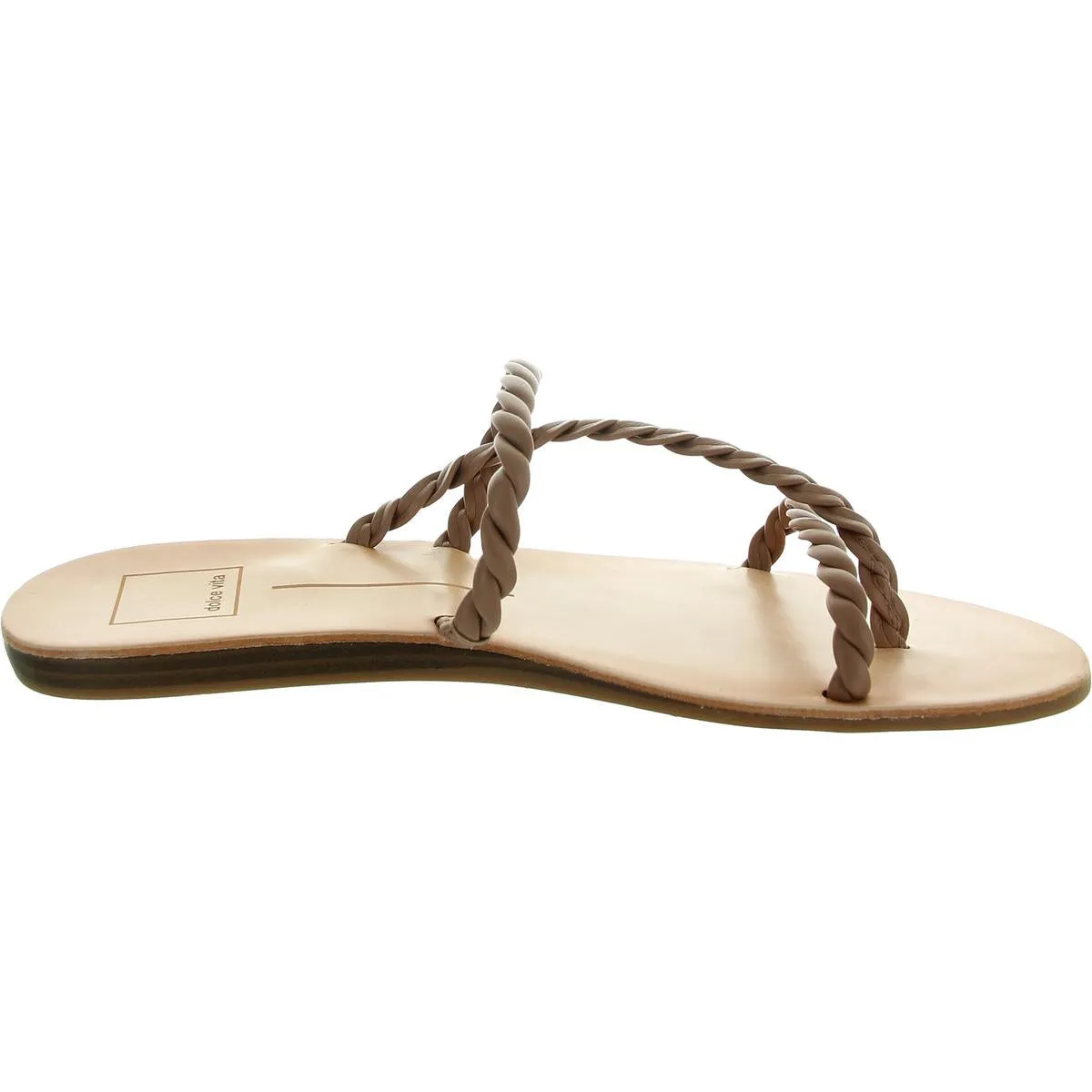 DAMIA Womens Braided Man Made Strappy Sandals