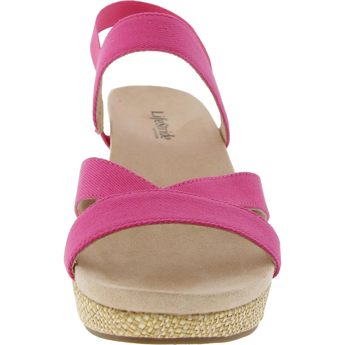 Danita Womens Stretch Canvas Ankle Strap