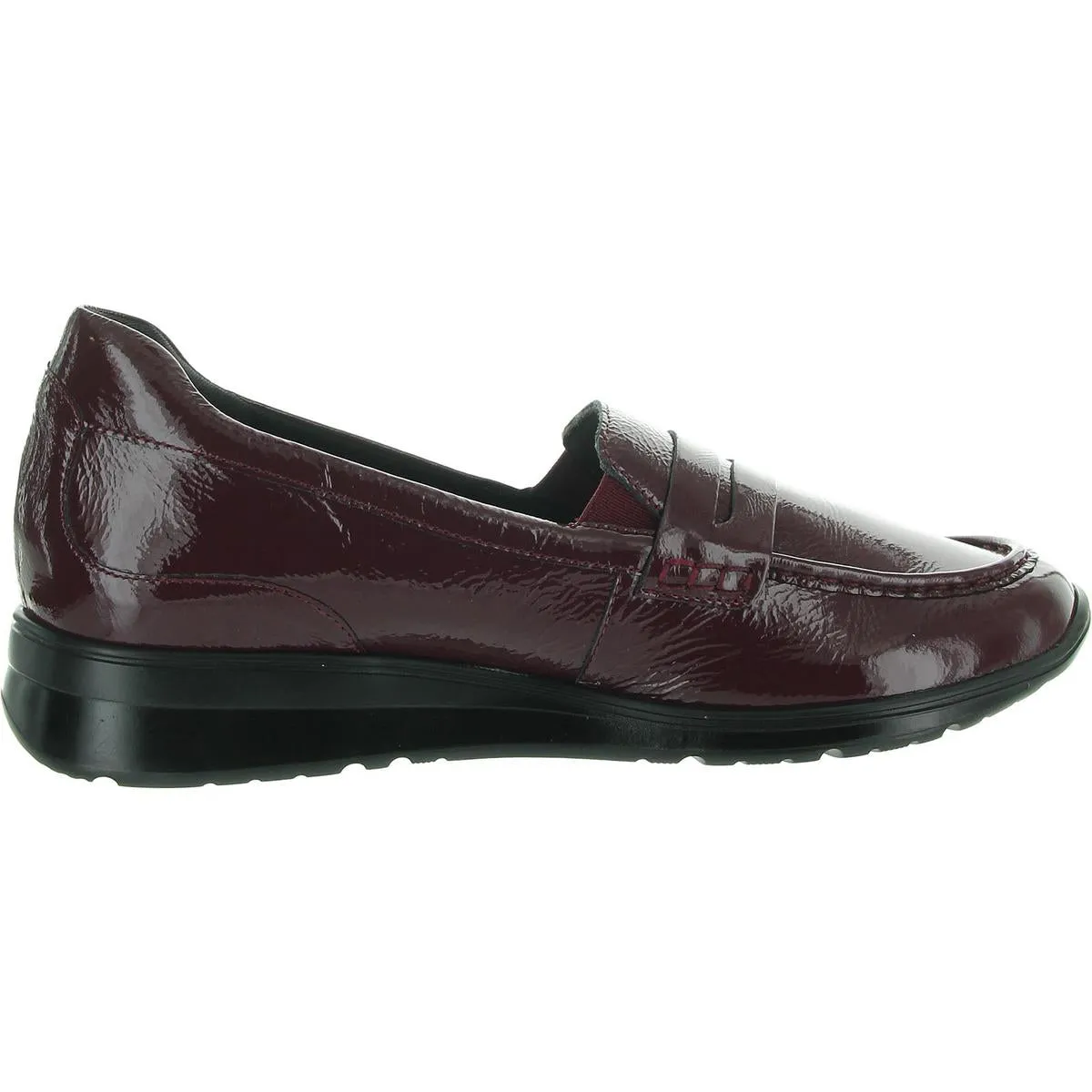 Dannon Womens Cushioned Footbed Patent Leather Loafers