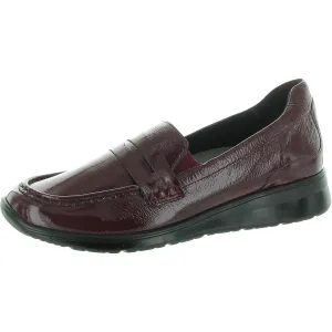 Dannon Womens Cushioned Footbed Patent Leather Loafers