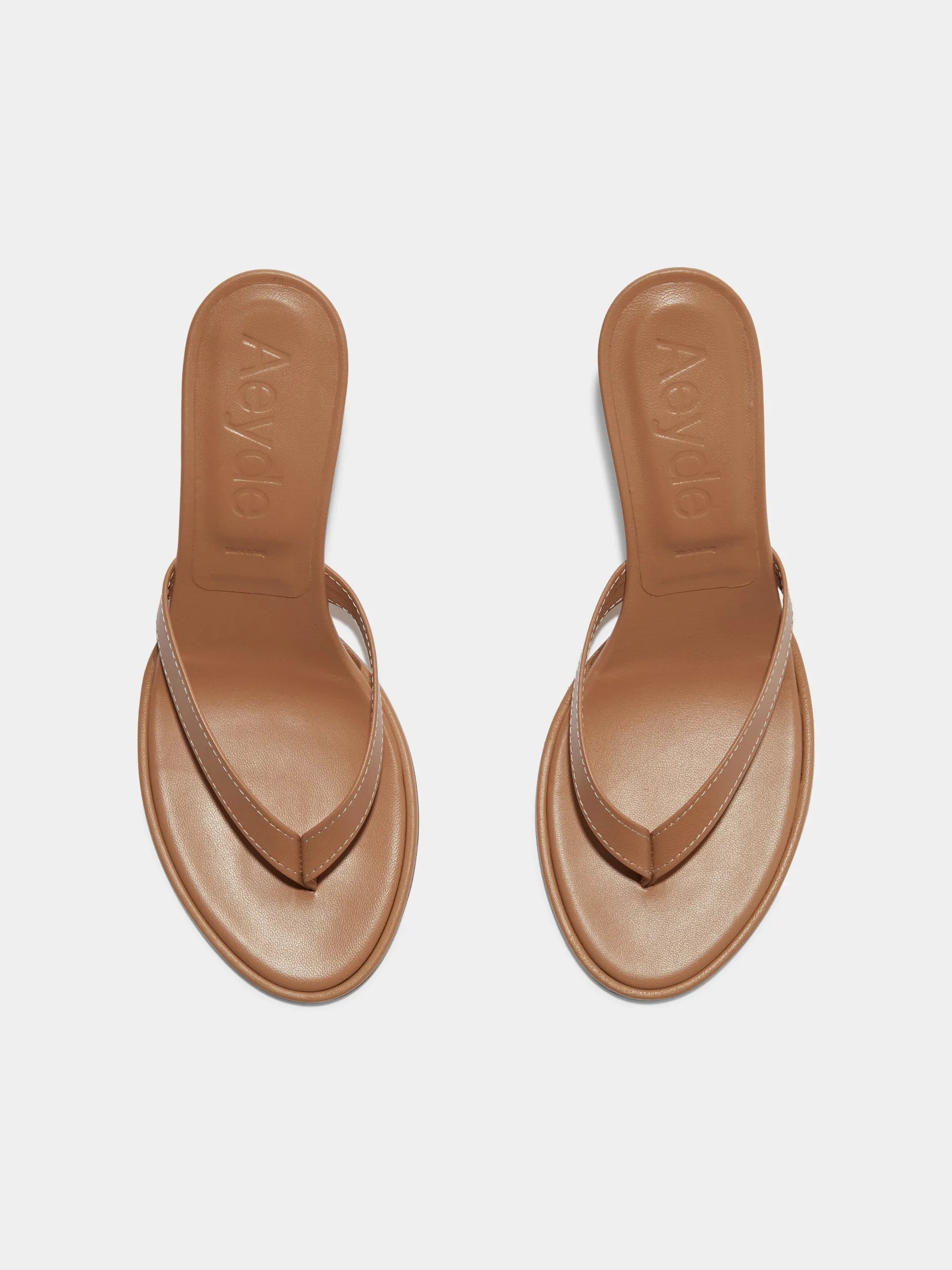 Daphne Leather Thong Sandals