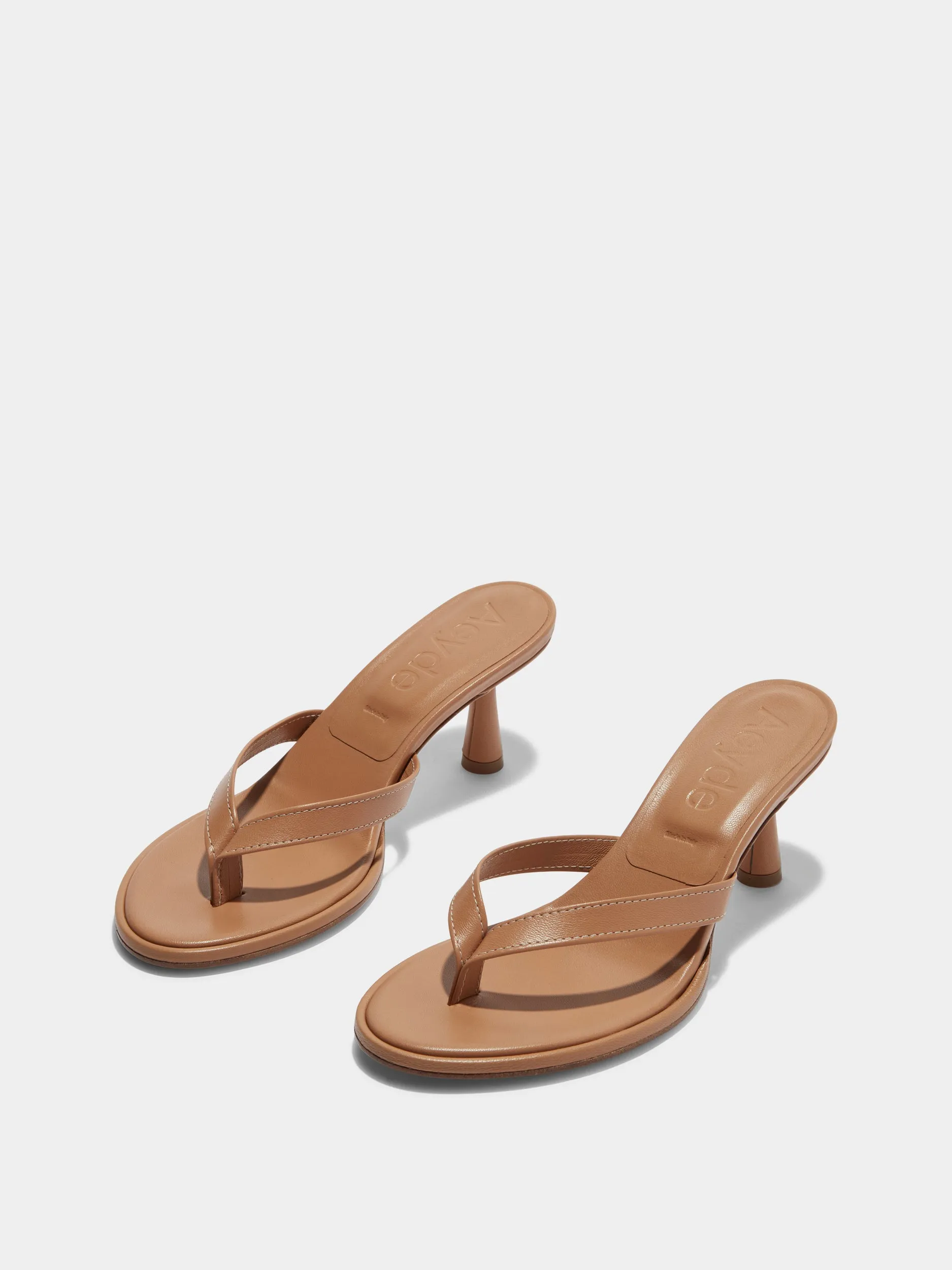 Daphne Leather Thong Sandals