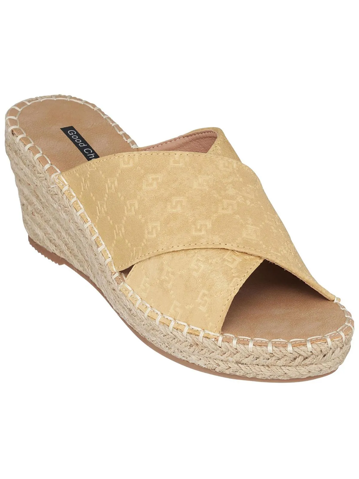 Darine Womens Round Toe Espadrille Platform Sandals