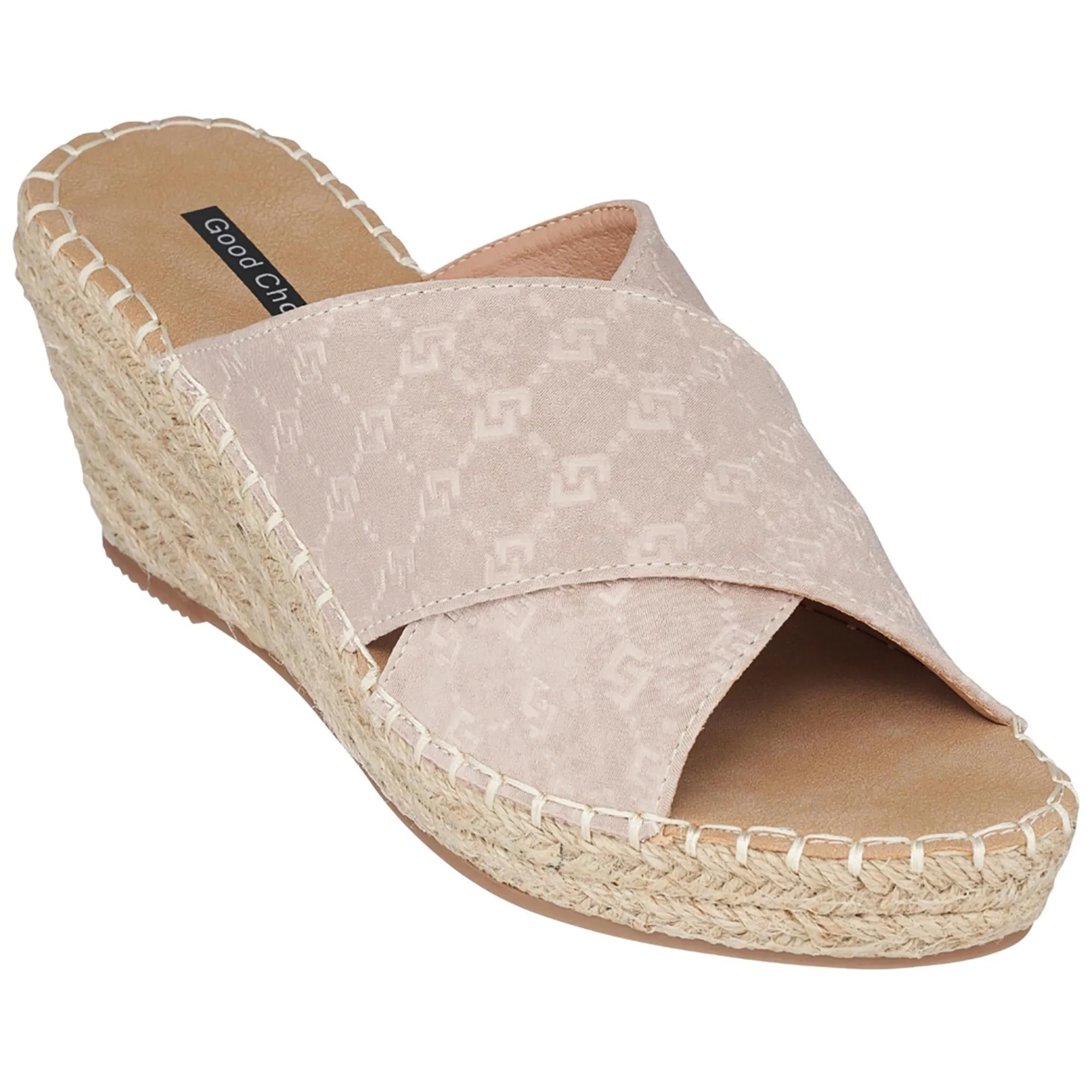 Darine Womens Round Toe Espadrille Platform Sandals
