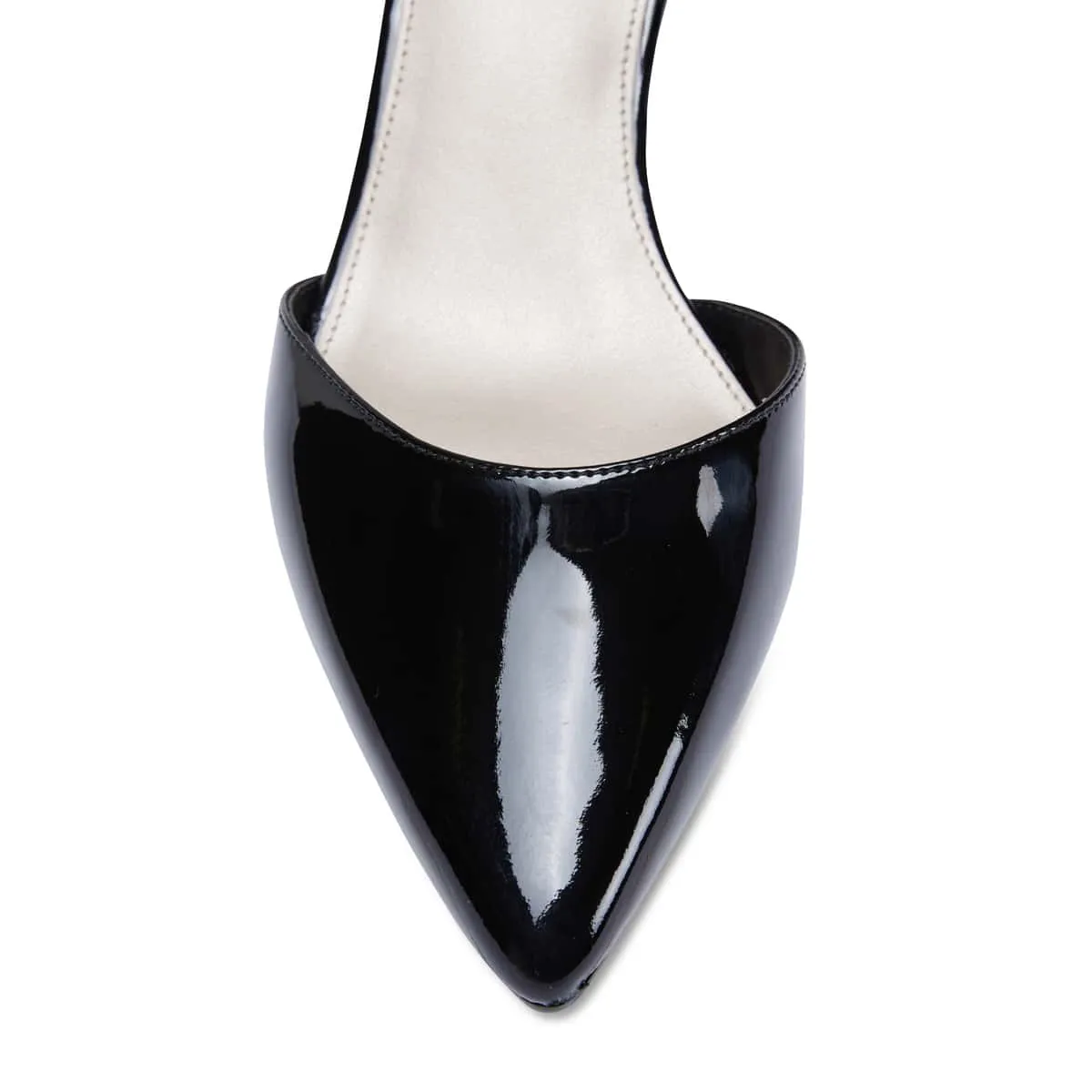 Dash Heel in Black Patent